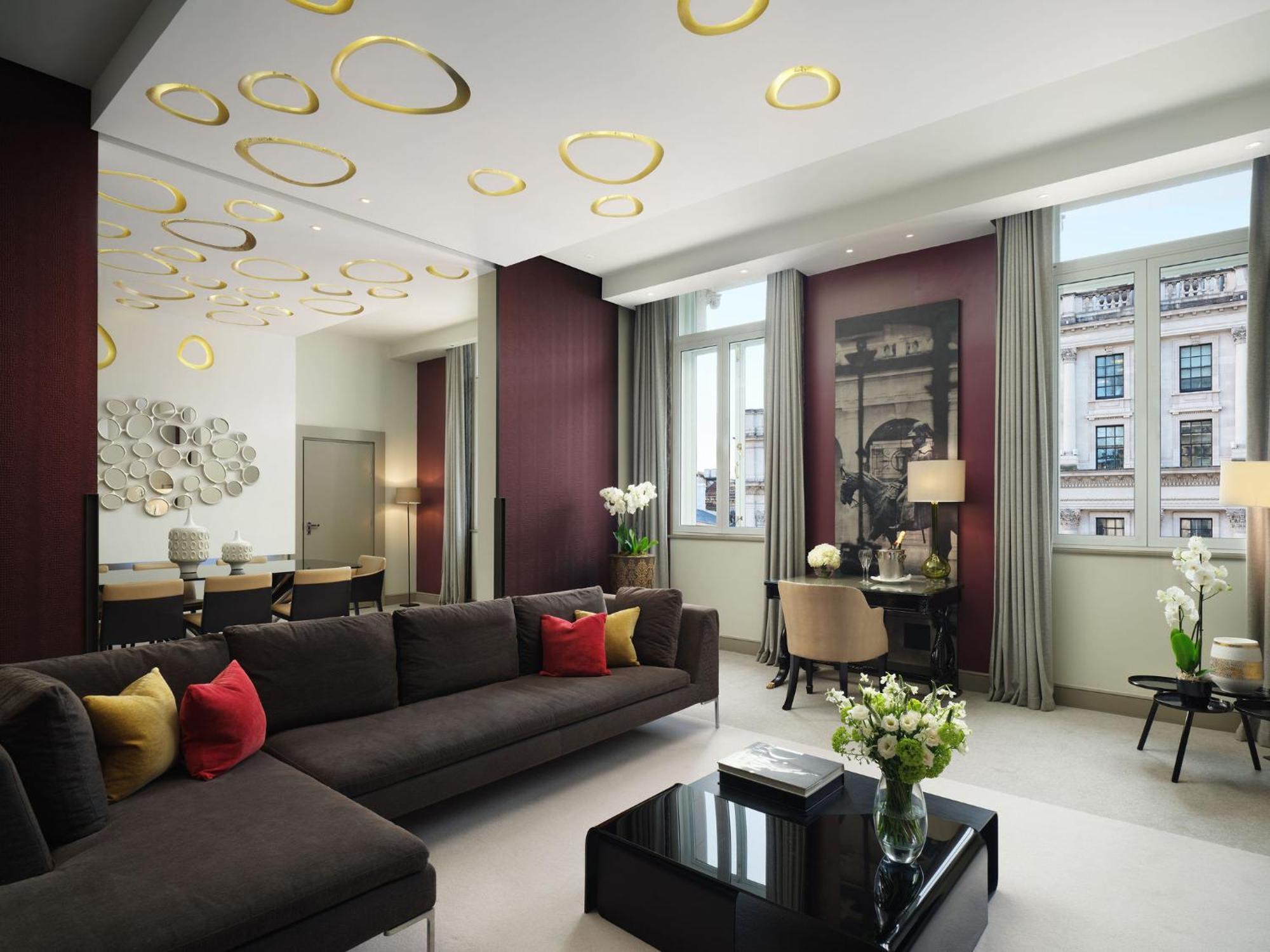 Sofitel London St James Room photo The living room of a suite at The Dorchester